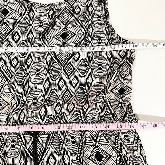 Lucky Brand Boho Mosaic Print Blouson Dress Medium - Picture 9 of 13